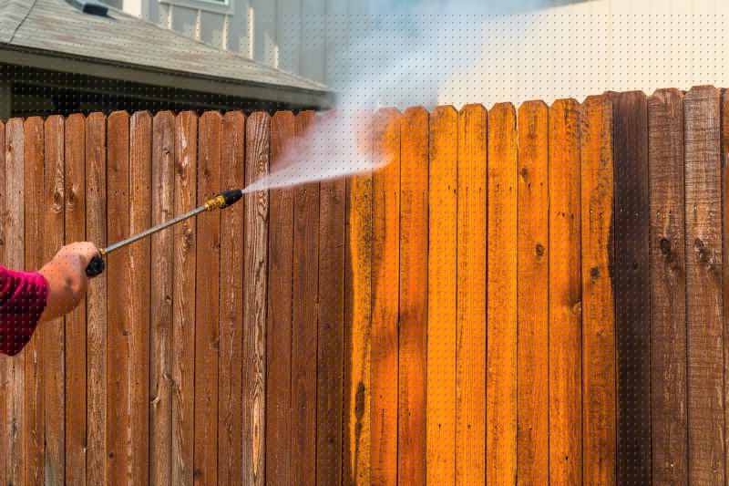 Iron Fence Pressure Washing