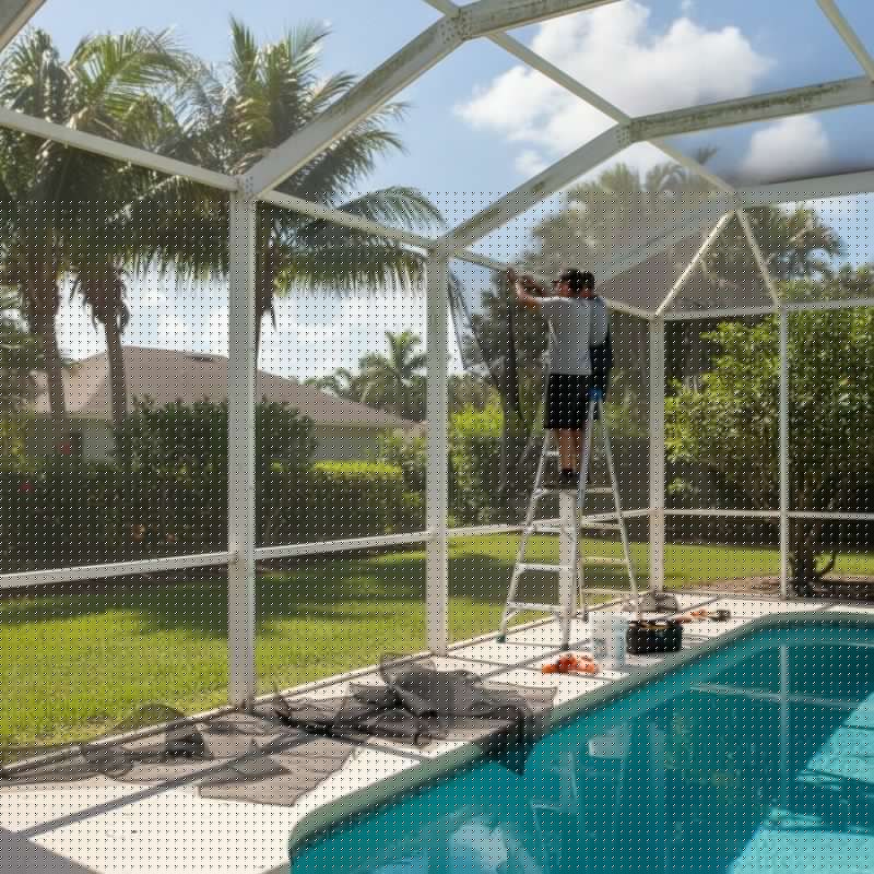 Pool Enclosure Washing