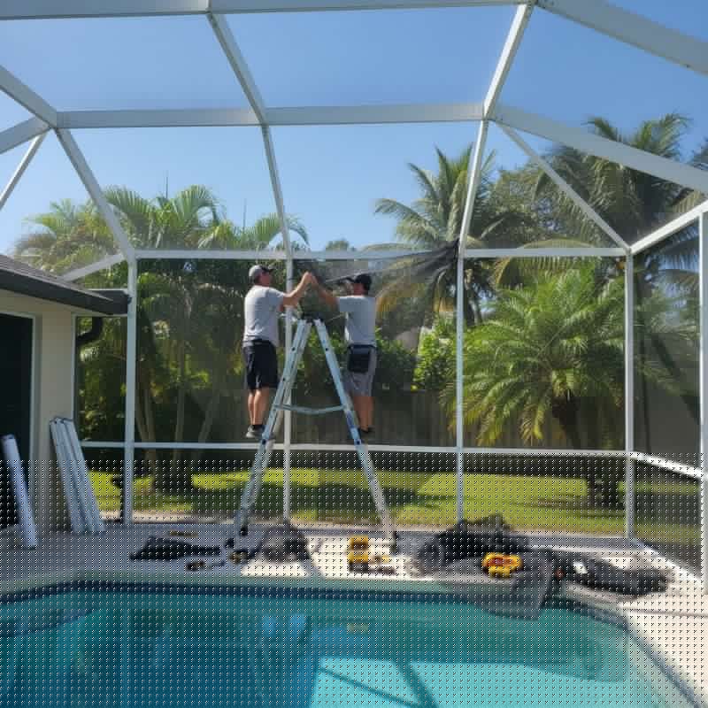 Pool Enclosure Washing