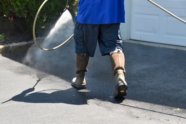 Asphalt Driveway Cleaning in Crystal Lake