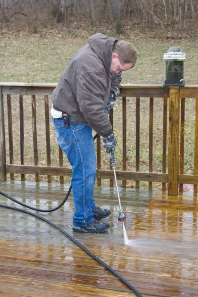 Balcony Power Washing in Crystal Lake