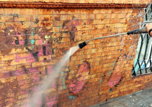 Cost of Brick Graffiti Cleaning in Crystal Lake